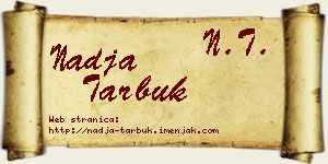 Nadja Tarbuk vizit kartica